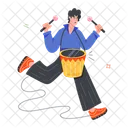 Parade Drummer Drumbeat Percussion Instrument Icon