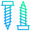 Parafuso Prendedor Rosqueado Ícone