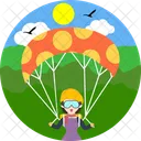 Paragliding Adventure Sport Icon
