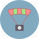 낙하산 스카이다이빙 패러글라이더 아이콘