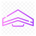 Paragliding Parachute Action Icon