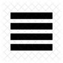 Paragraph Align Alignment Icon