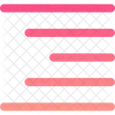 Interface Texte Formatage Droite Alignement Rag Paragraphe Texte Alignement Alignement Droite Formatage Gauche Icône