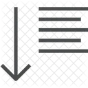 Alignement Vers Le Bas Alignement Des Paragraphes Symbole Dalignement Icône