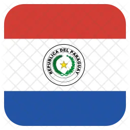 Paraguai Flag Ícone