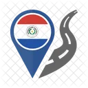 Paraguai Bandeira Icon