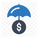 Paraguas Dolar Seguros Icono
