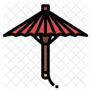 Paraguas Chino China Icono