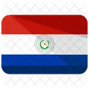 Paraguay Flag Country Icon