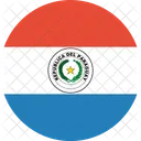 パラグアイ、国旗、世界 アイコン
