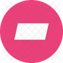 Paralellogram Shape Icon
