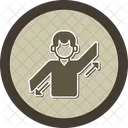 Parallel Arm Arm Position Alignment Icon