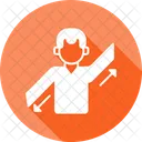 Parallel Arm Arm Position Alignment Icon