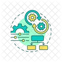 Parallel Workflow Process Workflow Icon