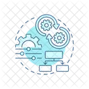 Process Workflow Parallel Workflow Icon