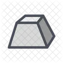 Parallelepiped Trapeze Prism Icon