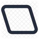 Shape Parallelogram Icon