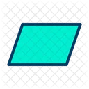 Design Parallelogram Shape Icon