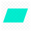 Design Parallelogram Shape Icon