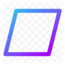 Parallelogram Icon