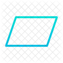 Design Parallelogram Shape Icon