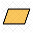 Design Parallelogram Shape Icon