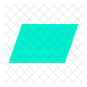 Design Parallelogram Shape Icon