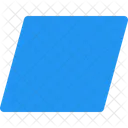 Parallelogram Shapes Icon