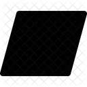 Parallelogram Shape Icon