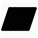 Parallelogram Square Box Icon