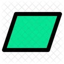 Parallelogram Square Box Icon