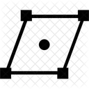 Parallelogram Form Figure Icon