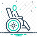Paralysis Immobility Paraplegia Icon