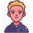 Paramedic Ambulance Male Icon
