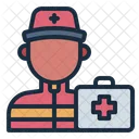 Paramedic Avatar First Aid Icon