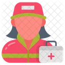 Paramedic Nurse First Aid Icon