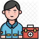Paramedic Female  Icon