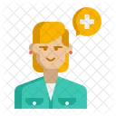 Paramedic Female  Icon