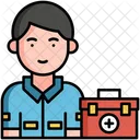 Paramedic Male  Icon