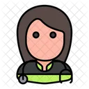 Paramedic Woman Professional Icon
