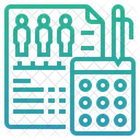 Parametre Analyse Statistique Population Icon