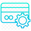 Configuration Carte De Credit Equipement Icône