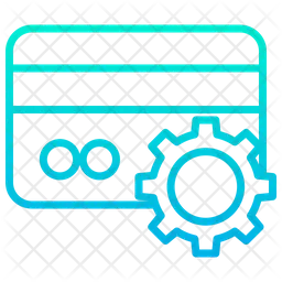 Configuration de la carte de crédit  Icône