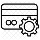 Configuration Carte De Credit Equipement Icône