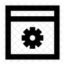 Rouage Parametre Reseau Preferences Du Serveur Icon