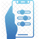 Parametres Telephone Portable Preferences Icon