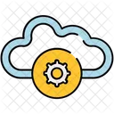 Parametres Cloud Informatique Icône