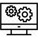 Moniteur Parametres Configuration Icône