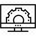 Moniteur Parametres Configuration Icône