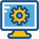 Moniteur Parametres Configuration Icône